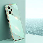 XINLI TPU-mobilcover med præcis objektivudskæring, galvaniseret og faldsikkert, til Xiaomi Redmi Note 12 Turbo / Poco F5 5G