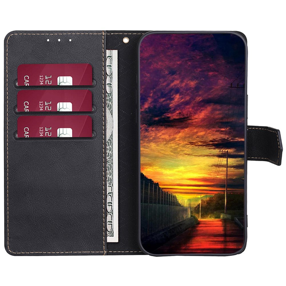 For Huawei P60 / P60 Pro RFID Blocking Wallet Phone Case Cowhide Texture Leather Phone Stand Cover