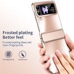 For Samsung Galaxy Z Flip3 5G Matte Electroplating Phone Case PC Protective Phone Cover