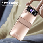For Samsung Galaxy Z Flip3 5G Matte Electroplating Phone Case PC Protective Phone Cover