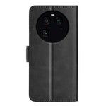 For Oppo Find X6 Magnetic Phone Cover PU Leather Wallet Phone Case Calf Texture Stand Phone Shell
