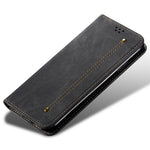For Huawei nova 11 / nova 12s 4G / nova 12 Lite 4G Wallet Stand Phone Case PU Leather Jeans Cloth Texture Phone Cover