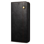 For Huawei nova 11 Pro / nova 11 Ultra Waxy Crazy Horse Texture Phone Cover Stand Wallet PU Leather Cell Phone Case