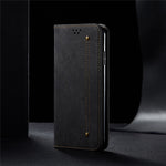 For Huawei nova 11 Pro / nova 11 Ultra Phone Case PU Leather Jeans Cloth Texture Wallet Stand Phone Cover