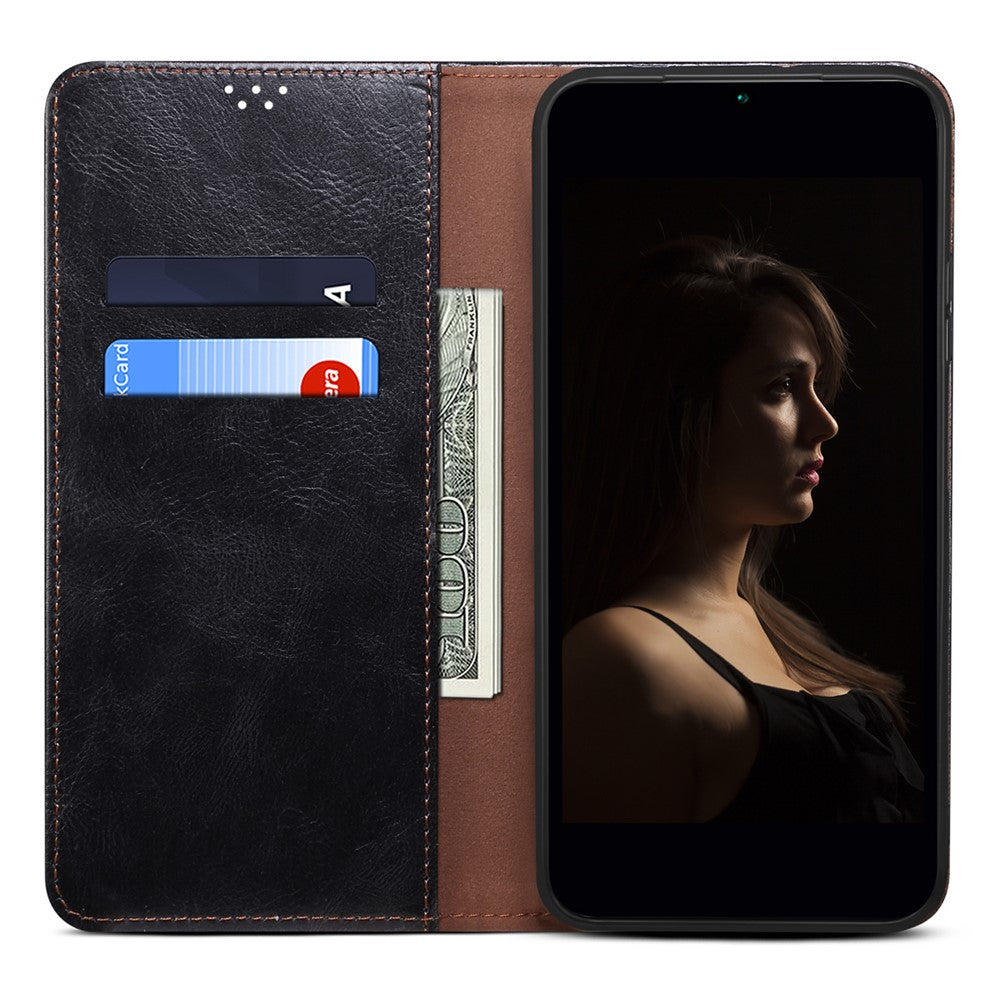 For Huawei nova 11 / nova 12s 4G / nova 12 Lite 4G Leather Cell Phone Cover Waxy Crazy Horse Texture Stand Wallet Phone Case