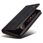 For Huawei nova 11 / nova 12s 4G / nova 12 Lite 4G Leather Cell Phone Cover Waxy Crazy Horse Texture Stand Wallet Phone Case