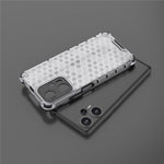 For Xiaomi Redmi Note 12 Turbo / Poco F5 5G Honeycomb Texture Phone Case TPU+PC Anti-drop Smartphone Cover