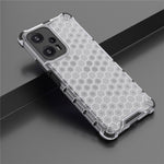For Xiaomi Redmi Note 12 Turbo / Poco F5 5G Honeycomb Texture Phone Case TPU+PC Anti-drop Smartphone Cover