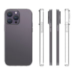 For iPhone 15 Pro Max Watermark-Free TPU Cell Phone Case Glossy Drop Resistant Mobile Phone Cover Shell