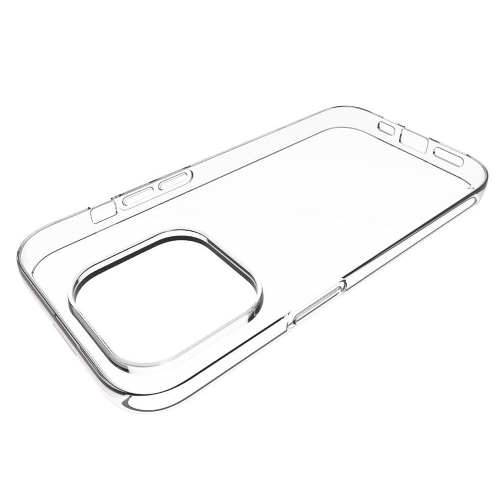 Vandmærkefrit TPU-telefoncover til iPhone 15 Pro, faldbestandigt, blankt mobiltelefoncover
