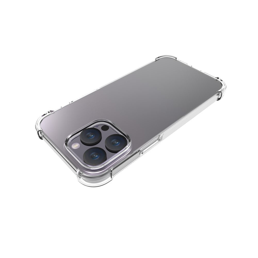 Phone Case for iPhone 15 Pro Max Anti-Drop Clear Phone Shell Four Corner Airbag Flexible TPU Cover