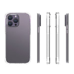 Phone Case for iPhone 15 Pro Max Anti-Drop Clear Phone Shell Four Corner Airbag Flexible TPU Cover