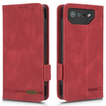 Til Asus ROG Phone 7 Ultimate 5G / ROG Phone 7 5G Hardware Decor PU Læder Telefoncover Pung Stativ Cover