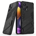 For Xiaomi Redmi Note 12 Turbo / Poco F5 5G Hard PC + Flexible TPU Phone Case Kickstand Shockproof Cover