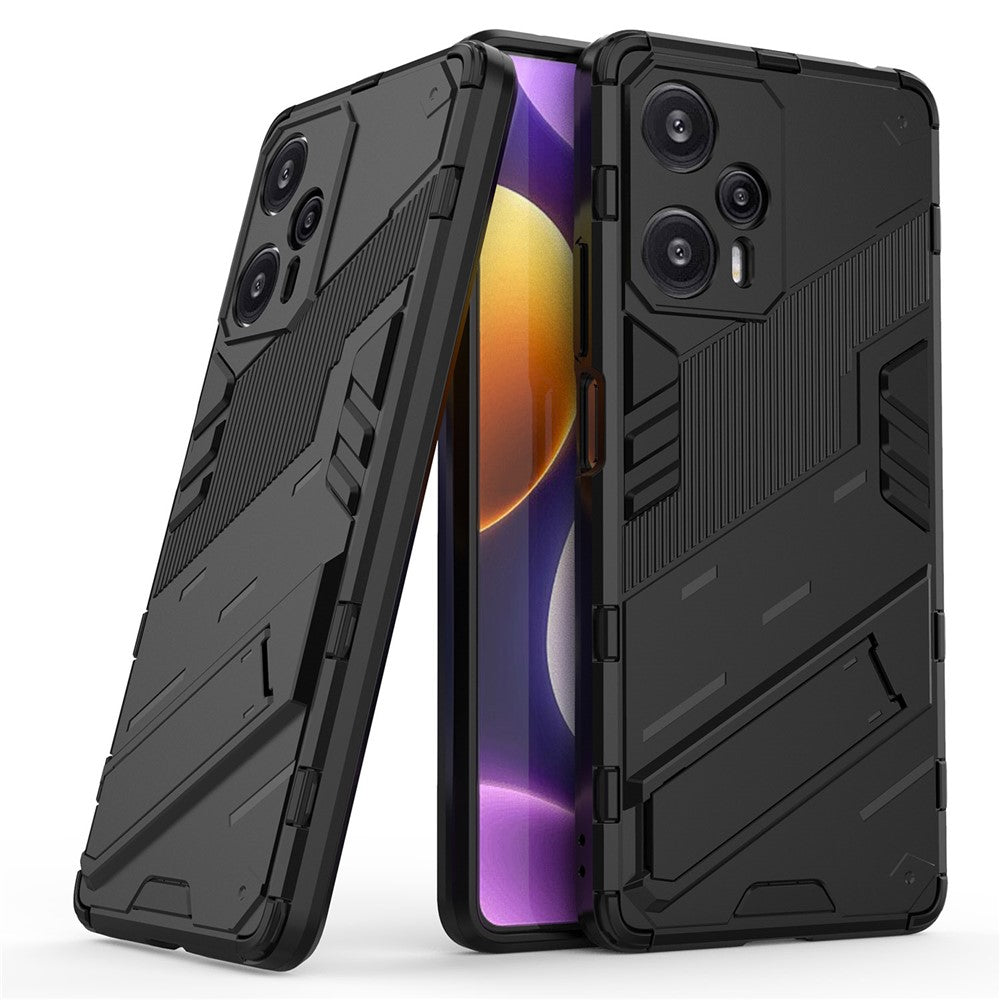 Xiaomi Redmi Note 12 Turbo / Poco F5 5G Hårdt PC + fleksibelt TPU-mobilcover med stødsikker beskyttelse