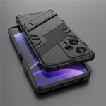For Xiaomi Redmi Note 12 Turbo / Poco F5 5G Hard PC + Flexible TPU Phone Case Kickstand Shockproof Cover