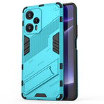 For Xiaomi Redmi Note 12 Turbo / Poco F5 5G Hard PC + Flexible TPU Phone Case Kickstand Shockproof Cover