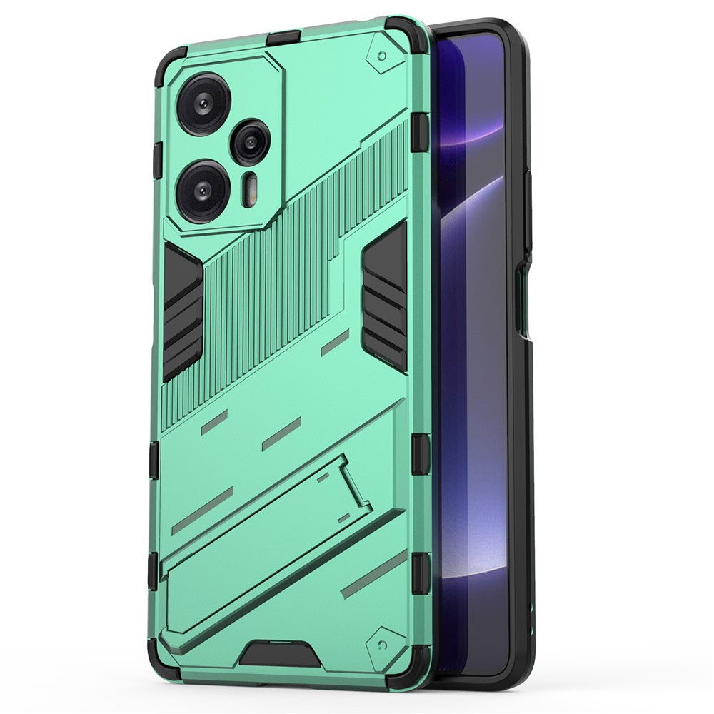 Xiaomi Redmi Note 12 Turbo / Poco F5 5G Hårdt PC + fleksibelt TPU-mobilcover med stødsikker beskyttelse