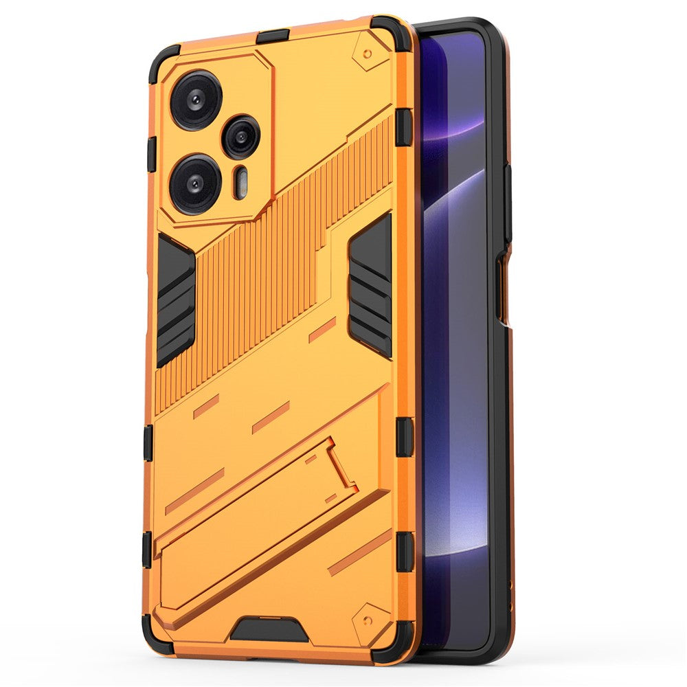 For Xiaomi Redmi Note 12 Turbo / Poco F5 5G Hard PC + Flexible TPU Phone Case Kickstand Shockproof Cover