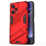 For Xiaomi Redmi Note 12 Turbo / Poco F5 5G Hard PC + Flexible TPU Phone Case Kickstand Shockproof Cover