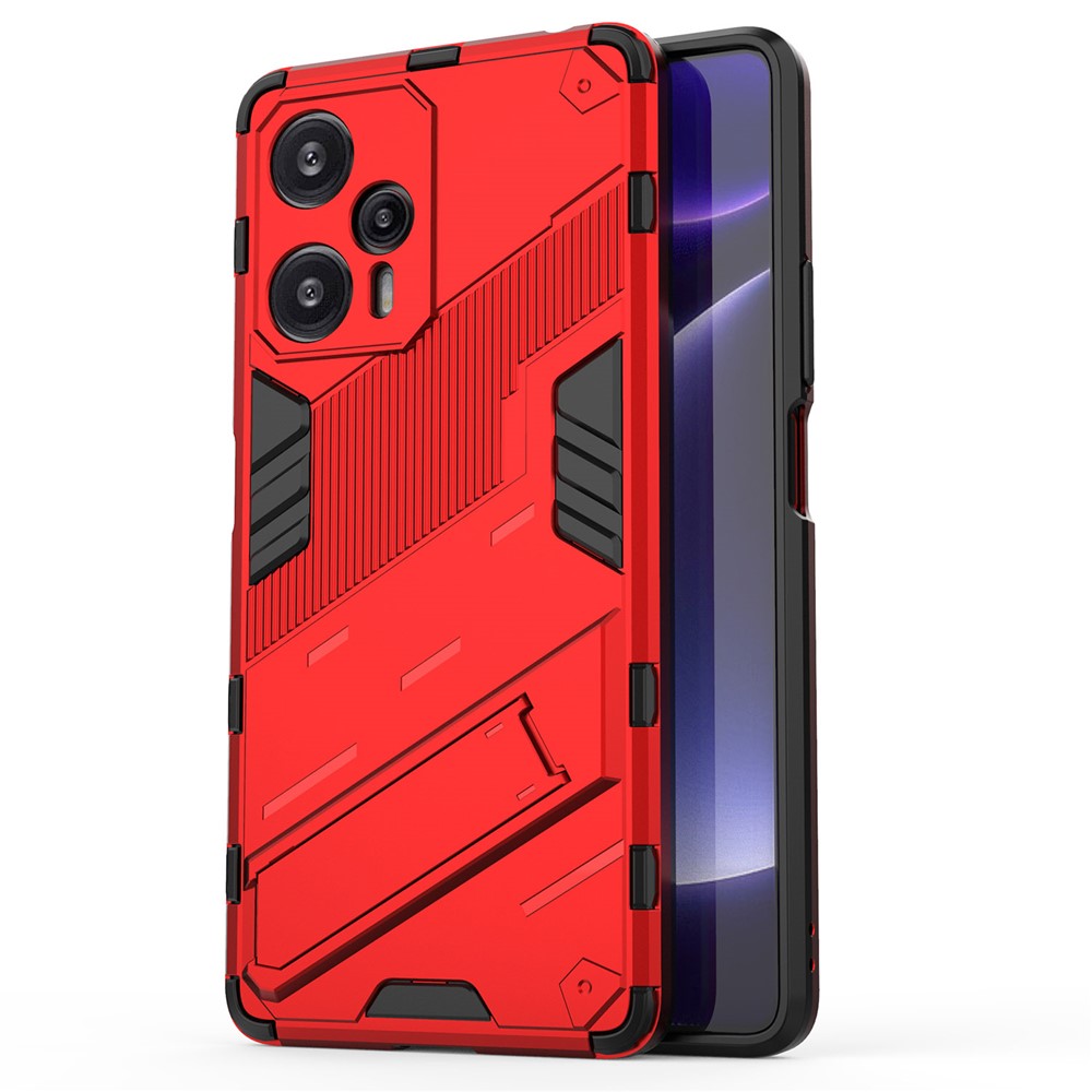 Xiaomi Redmi Note 12 Turbo / Poco F5 5G Hårdt PC + fleksibelt TPU-mobilcover med stødsikker beskyttelse