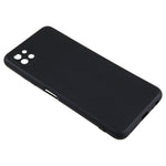 Til Samsung Galaxy A22 5G (EU-version) Fiberforing Gummibelagt TPU Cover Stødsikkert Telefoncover