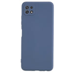 Til Samsung Galaxy A22 5G (EU-version) Fiberforing Gummibelagt TPU Cover Stødsikkert Telefoncover
