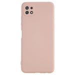 Til Samsung Galaxy A22 5G (EU-version) Fiberforing Gummibelagt TPU Cover Stødsikkert Telefoncover