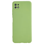Til Samsung Galaxy A22 5G (EU-version) Fiberforing Gummibelagt TPU Cover Stødsikkert Telefoncover