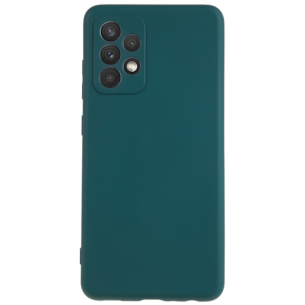 For Samsung Galaxy A32 5G / M32 5G Rubberized Phone Case Fiber Lining Scratch Proof TPU Back Cover