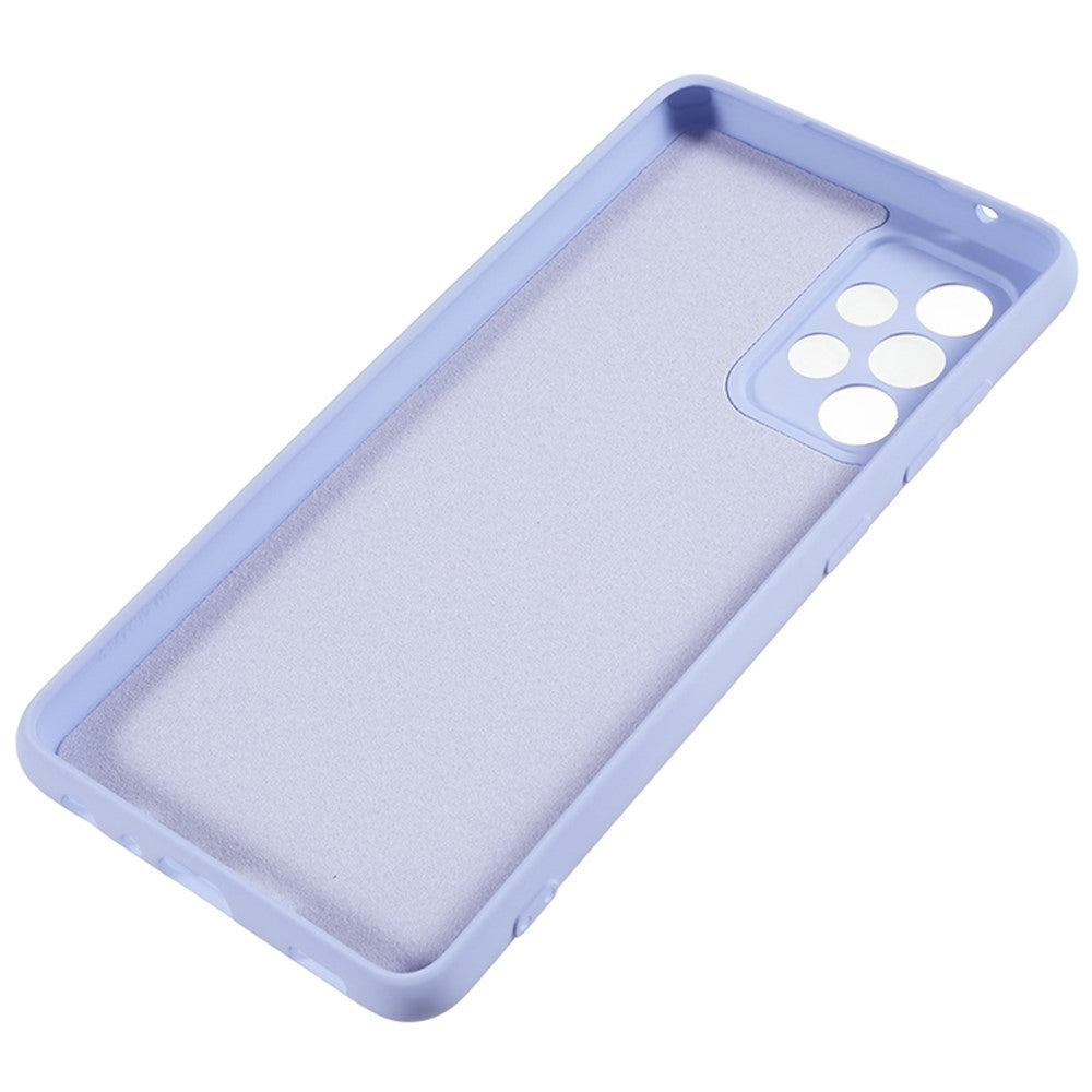 For Samsung Galaxy A52 4G / 5G / A52s 5G Rubberized Phone Case Fiber Lining TPU Back Cover