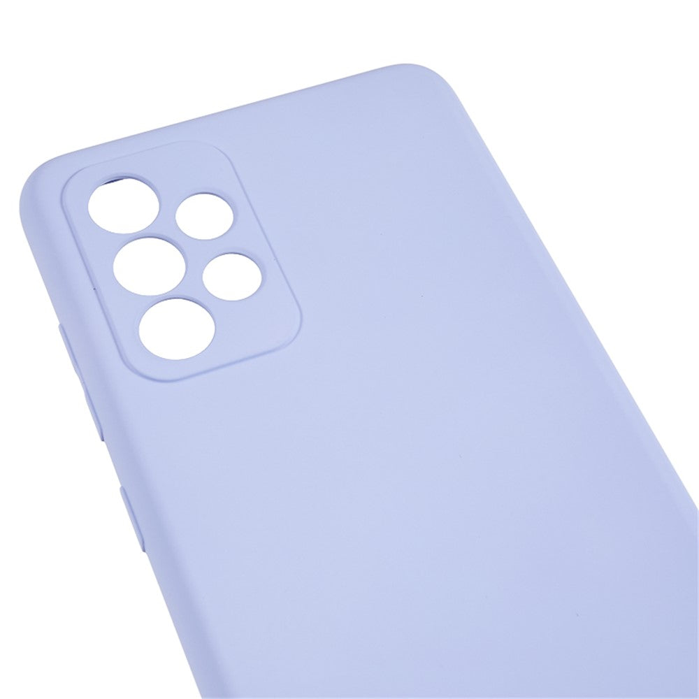 For Samsung Galaxy A52 4G / 5G / A52s 5G Rubberized Phone Case Fiber Lining TPU Back Cover