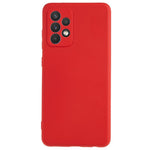 For Samsung Galaxy A52 4G / 5G / A52s 5G Rubberized Phone Case Fiber Lining TPU Back Cover