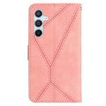 Samsung Galaxy A14 5G / 4G mobilskal HT05 Skin-touch Anti-fall PU-läderfodral med plånbok och rem