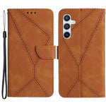 Samsung Galaxy A14 5G / 4G mobilskal HT05 Skin-touch Anti-fall PU-läderfodral med plånbok och rem