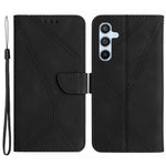 Samsung Galaxy A14 5G / 4G mobilskal HT05 Skin-touch Anti-fall PU-läderfodral med plånbok och rem