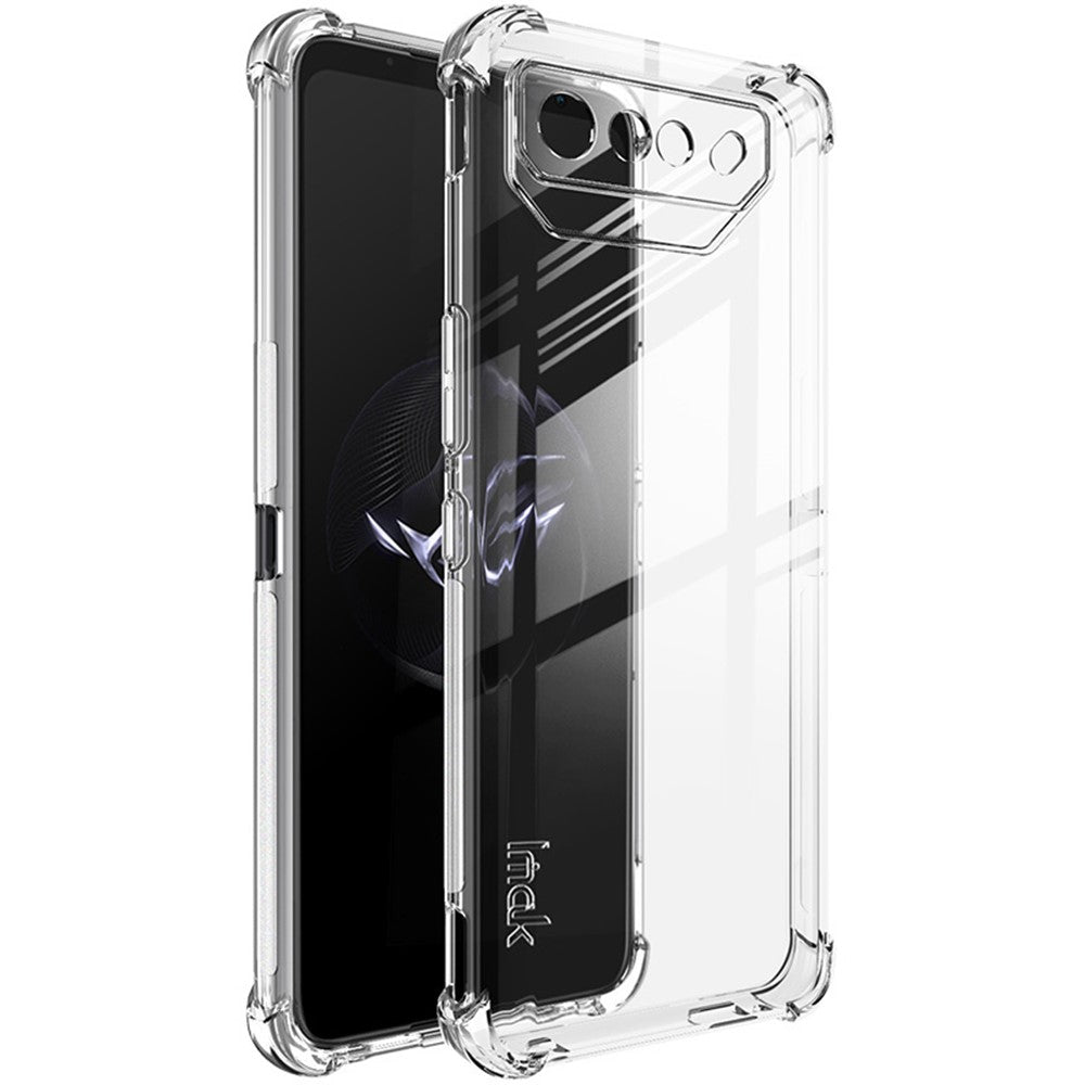 IMAK För Asus ROG Phone 7 5G / Phone 7 Pro / Phone 7 Ultimate 5G mobilskal Airbag Kuddehörn TPU Genomskinligt Skydd