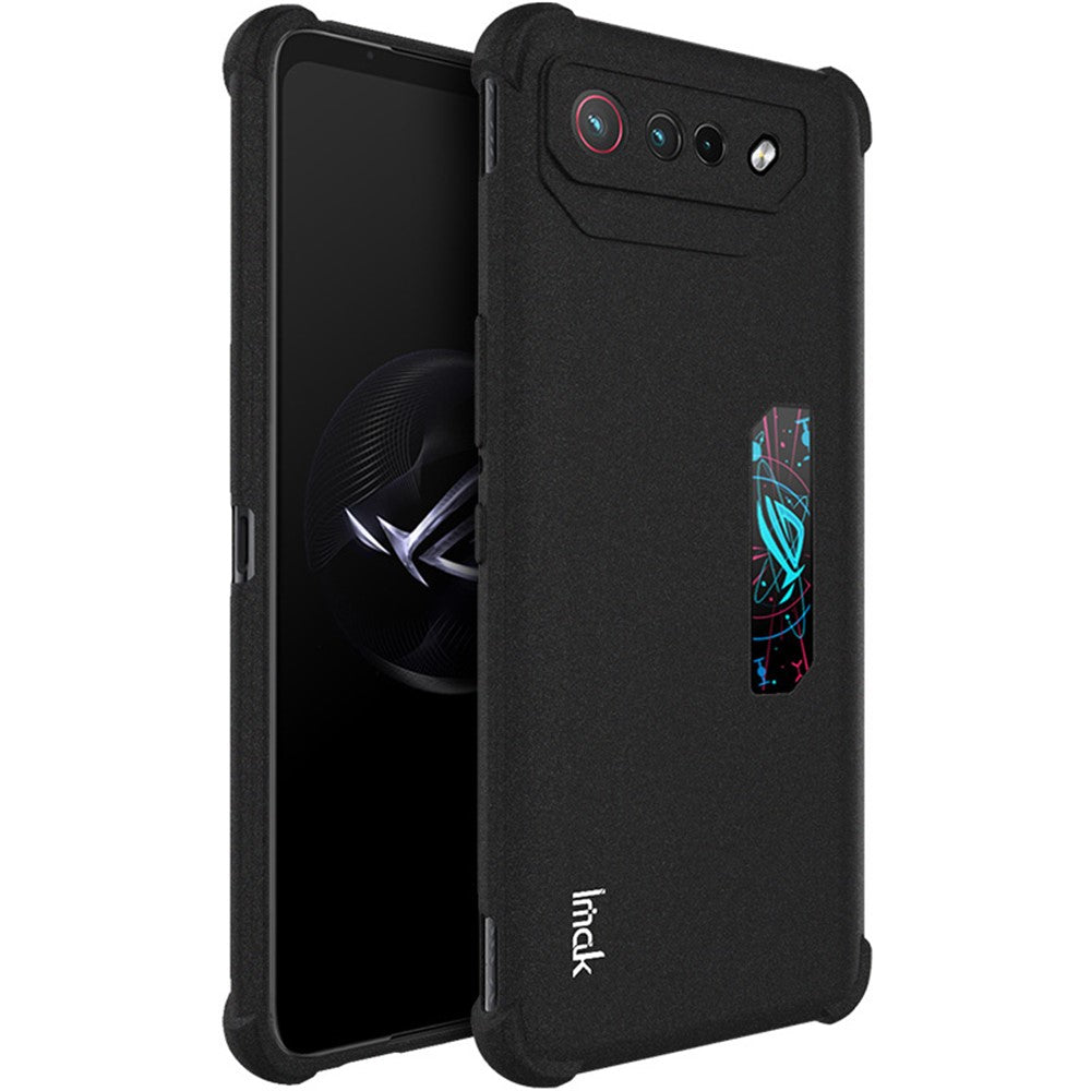 IMAK TPU Phone Case for Asus ROG Phone 7 Pro / Phone 7 Ultimate 5G , Matte Finish Coating Back Protective Cover