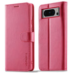 LC.IMEEKE For Google Pixel 8 Pro PU Leather Wallet Phone Case Calf Texture Stand Flip Cover
