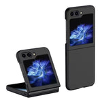 Til Samsung Galaxy Z Flip5 5G Tyndt, Hårdt PC-telefoncover, Gummieret Stødsikkert Cover