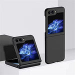 Til Samsung Galaxy Z Flip5 5G Tyndt, Hårdt PC-telefoncover, Gummieret Stødsikkert Cover