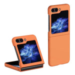 Til Samsung Galaxy Z Flip5 5G Tyndt, Hårdt PC-telefoncover, Gummieret Stødsikkert Cover