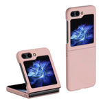 Til Samsung Galaxy Z Flip5 5G Tyndt, Hårdt PC-telefoncover, Gummieret Stødsikkert Cover