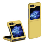 Til Samsung Galaxy Z Flip5 5G Tyndt, Hårdt PC-telefoncover, Gummieret Stødsikkert Cover
