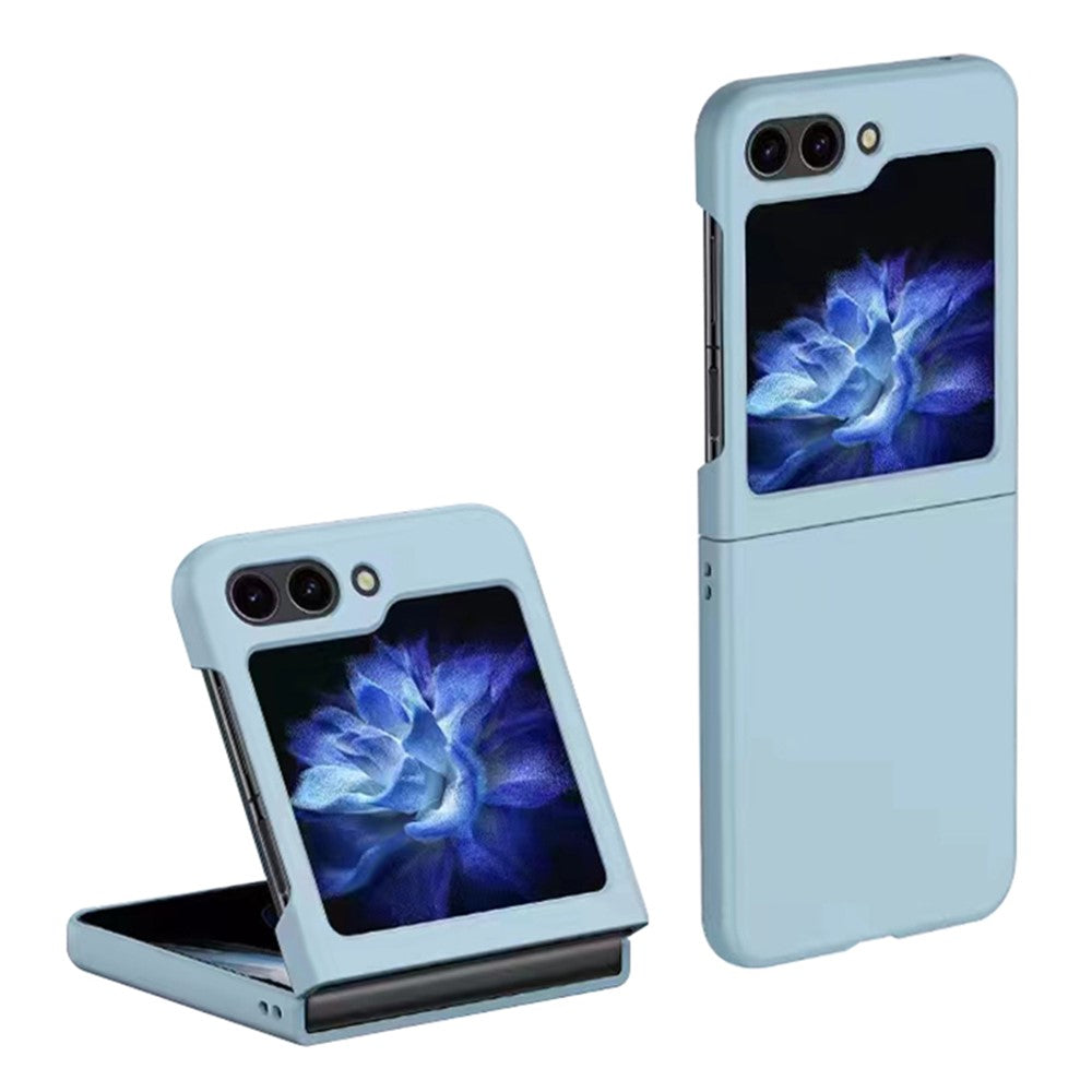 Til Samsung Galaxy Z Flip5 5G Tyndt, Hårdt PC-telefoncover, Gummieret Stødsikkert Cover