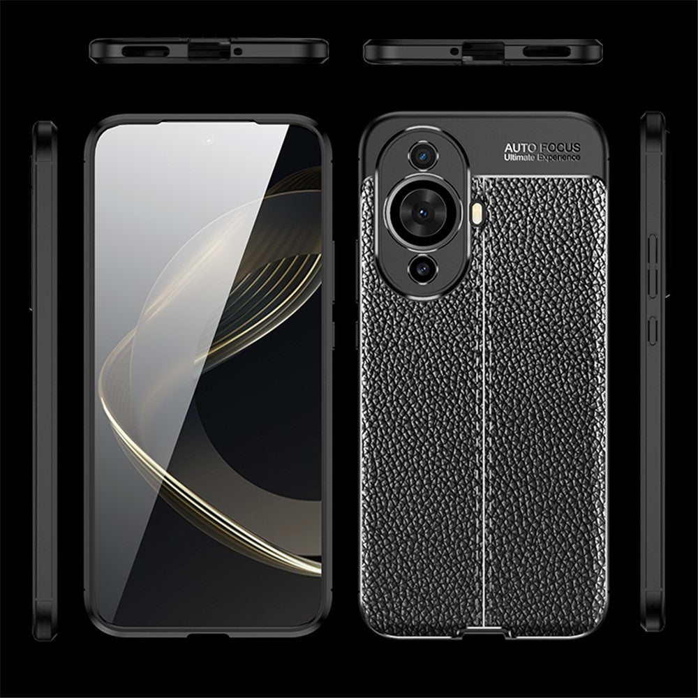 For Huawei nova 11 / nova 12s 4G / nova 12 Lite 4G Phone Case Litchi Texture TPU Phone Case Shockproof Cover