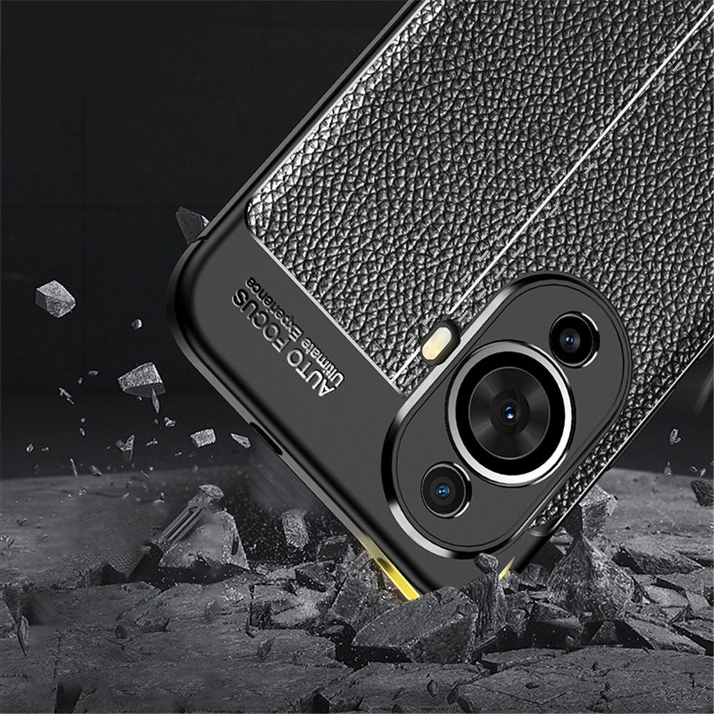 For Huawei nova 11 / nova 12s 4G / nova 12 Lite 4G Phone Case Litchi Texture TPU Phone Case Shockproof Cover