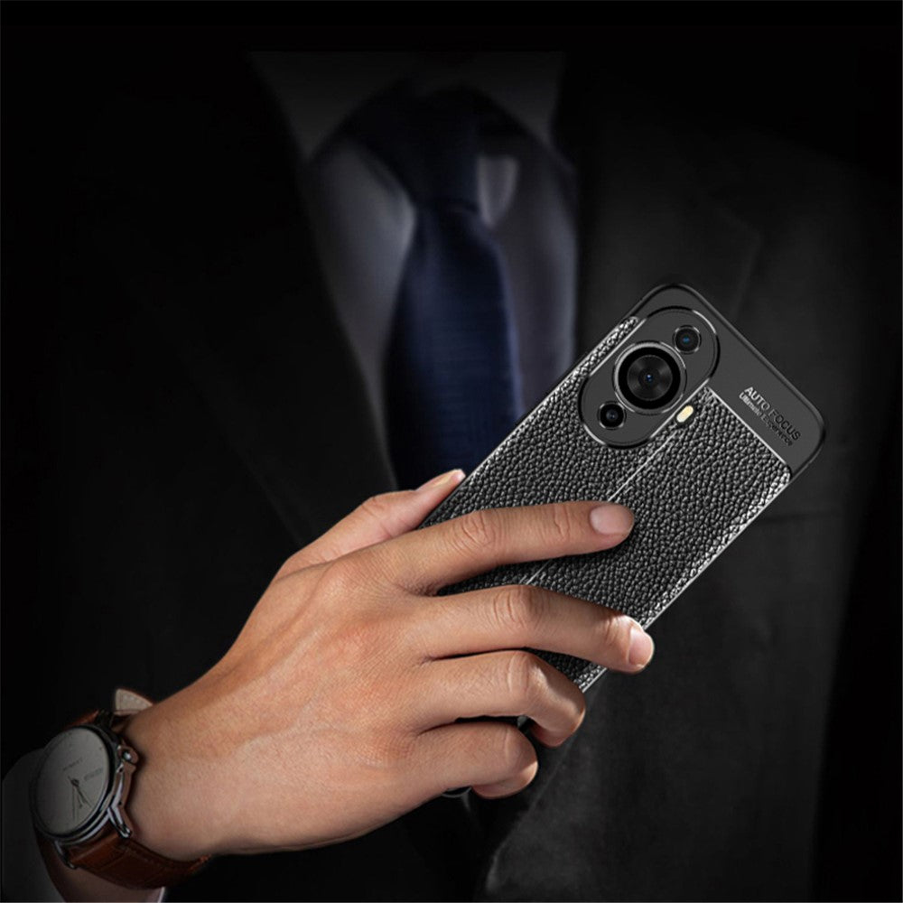 For Huawei nova 11 / nova 12s 4G / nova 12 Lite 4G Phone Case Litchi Texture TPU Phone Case Shockproof Cover