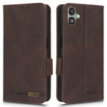 For Samsung Galaxy F14 5G Drop Proof Phone Case Hardware Decor PU Leather Wallet Stand Cover