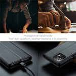Läderfodral för Xiaomi Mi 11 Lite 4G / 5G / 11 Lite 5G NE CASEME 023 RFID-blockerande mobilskal med 3 kortplatser